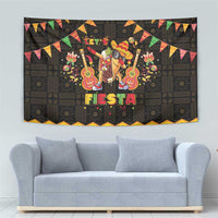 Mexico Cinco De Mayo Tapestry Let's Fiesta Dabbing Taco