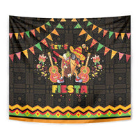 Mexico Cinco De Mayo Tapestry Let's Fiesta Dabbing Taco