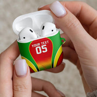 Custom Guyana 2026 Cricket AirPods Case Come On Warriors