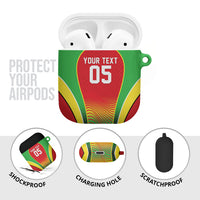 Custom Guyana 2026 Cricket AirPods Case Come On Warriors