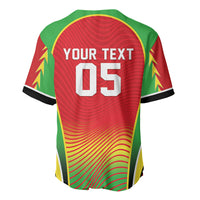 Custom Guyana 2026 Cricket Baseball Jersey Come On Warriors
