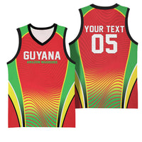Custom Guyana 2026 Cricket Basketball Jersey Come On Warriors