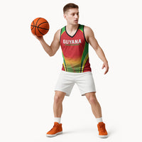 Custom Guyana 2026 Cricket Basketball Jersey Come On Warriors