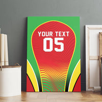 Custom Guyana 2026 Cricket Canvas Wall Art Come On Warriors