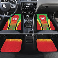 Custom Guyana 2026 Cricket Car Mats Come On Warriors