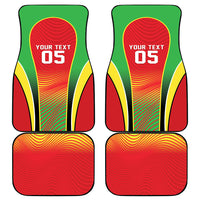 Custom Guyana 2026 Cricket Car Mats Come On Warriors