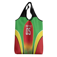 Custom Guyana 2026 Cricket Grocery Bag Come On Warriors