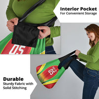 Custom Guyana 2026 Cricket Grocery Bag Come On Warriors