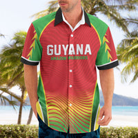 Custom Guyana 2026 Cricket Hawaiian Shirt Come On Warriors