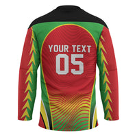 Custom Guyana 2026 Cricket Hockey Jersey Come On Warriors