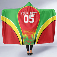 Custom Guyana 2026 Cricket Hooded Blanket Come On Warriors