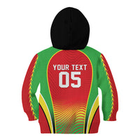 Custom Guyana 2026 Cricket Kid Hoodie Come On Warriors