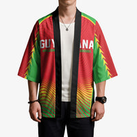 Custom Guyana 2026 Cricket Kimono Come On Warriors