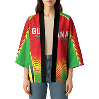 Custom Guyana 2026 Cricket Kimono Come On Warriors