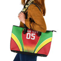 Custom Guyana 2026 Cricket Leather Tote Bag Come On Warriors