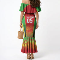 Custom Guyana 2026 Cricket Mermaid Dress Come On Warriors