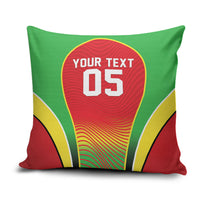 Custom Guyana 2026 Cricket Pillow Cover Come On Warriors