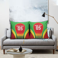 Custom Guyana 2026 Cricket Pillow Cover Come On Warriors