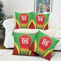 Custom Guyana 2026 Cricket Pillow Cover Come On Warriors