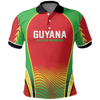 Custom Guyana 2026 Cricket Polo Shirt Come On Warriors