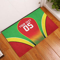 Custom Guyana 2026 Cricket Rubber Doormat Come On Warriors