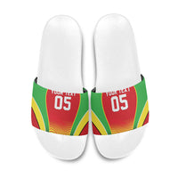 Custom Guyana 2026 Cricket Slide Sandals Come On Warriors