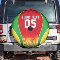 Custom Guyana 2026 Cricket Spare Tire Cover Come On Warriors