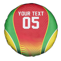 Custom Guyana 2026 Cricket Spare Tire Cover Come On Warriors