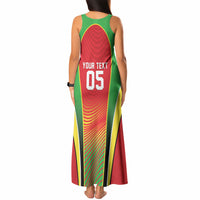 Custom Guyana 2026 Cricket Tank Maxi Dress Come On Warriors