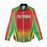 Custom Guyana 2026 Cricket Women Casual Shirt Come On Warriors