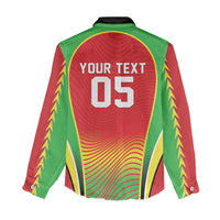 Custom Guyana 2026 Cricket Women Casual Shirt Come On Warriors