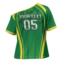 Custom Jamaica 2026 Cricket Cross Shoulder Shirt Go Champions