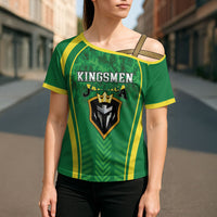 Custom Jamaica 2026 Cricket Cross Shoulder Shirt Go Champions