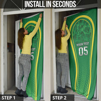 Custom Jamaica 2026 Cricket Door Cover Go Champions
