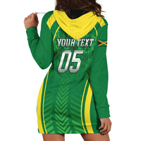 Custom Jamaica 2026 Cricket Hoodie Dress Go Champions