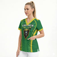 Custom Jamaica 2026 Cricket Scrub Top Go Champions