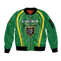 Custom Jamaica 2026 Cricket Sleeve Zip Bomber Jacket Go Champions