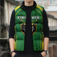 Custom Jamaica 2026 Cricket Sleeveless Puffer Jacket Go Champions