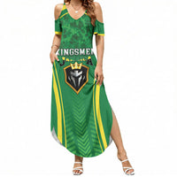 Custom Jamaica 2026 Cricket Summer Maxi Dress Go Champions