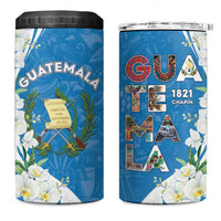 Guatemala 1821 Chapin 4 in 1 Can Cooler Tumbler Happy Independence Day - Wonder Print Shop