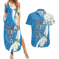 Guatemala 1821 Chapin Couples Matching Summer Maxi Dress and Hawaiian Shirt Happy Independence Day - Wonder Print Shop