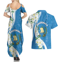 Guatemala 1821 Chapin Couples Matching Summer Maxi Dress and Hawaiian Shirt Happy Independence Day - Wonder Print Shop