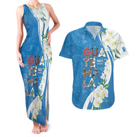 Guatemala 1821 Chapin Couples Matching Tank Maxi Dress and Hawaiian Shirt Happy Independence Day - Wonder Print Shop