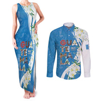 Guatemala 1821 Chapin Couples Matching Tank Maxi Dress and Long Sleeve Button Shirt Happy Independence Day - Wonder Print Shop