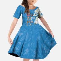 Guatemala 1821 Chapin Family Matching Mermaid Dress and Hawaiian Shirt Happy Independence Day - Wonder Print Shop