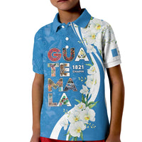 Guatemala 1821 Chapin Kid Polo Shirt Happy Independence Day - Wonder Print Shop