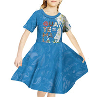 Guatemala 1821 Chapin Kid Short Sleeve Dress Happy Independence Day - Wonder Print Shop