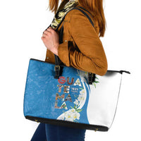 Guatemala 1821 Chapin Leather Tote Bag Happy Independence Day - Wonder Print Shop