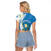 Guatemala 1821 Chapin Raglan Cropped T Shirt Happy Independence Day - Wonder Print Shop