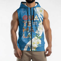 Guatemala 1821 Chapin Sleeveless Zip Hoodie Happy Independence Day - Wonder Print Shop